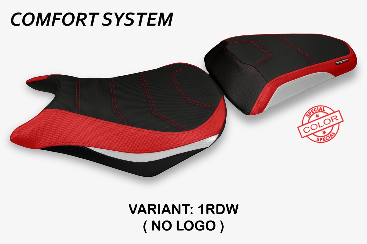 TPZ Cenesi Comfort Special red-white Saddle covering Honda CB500F 2012-2015