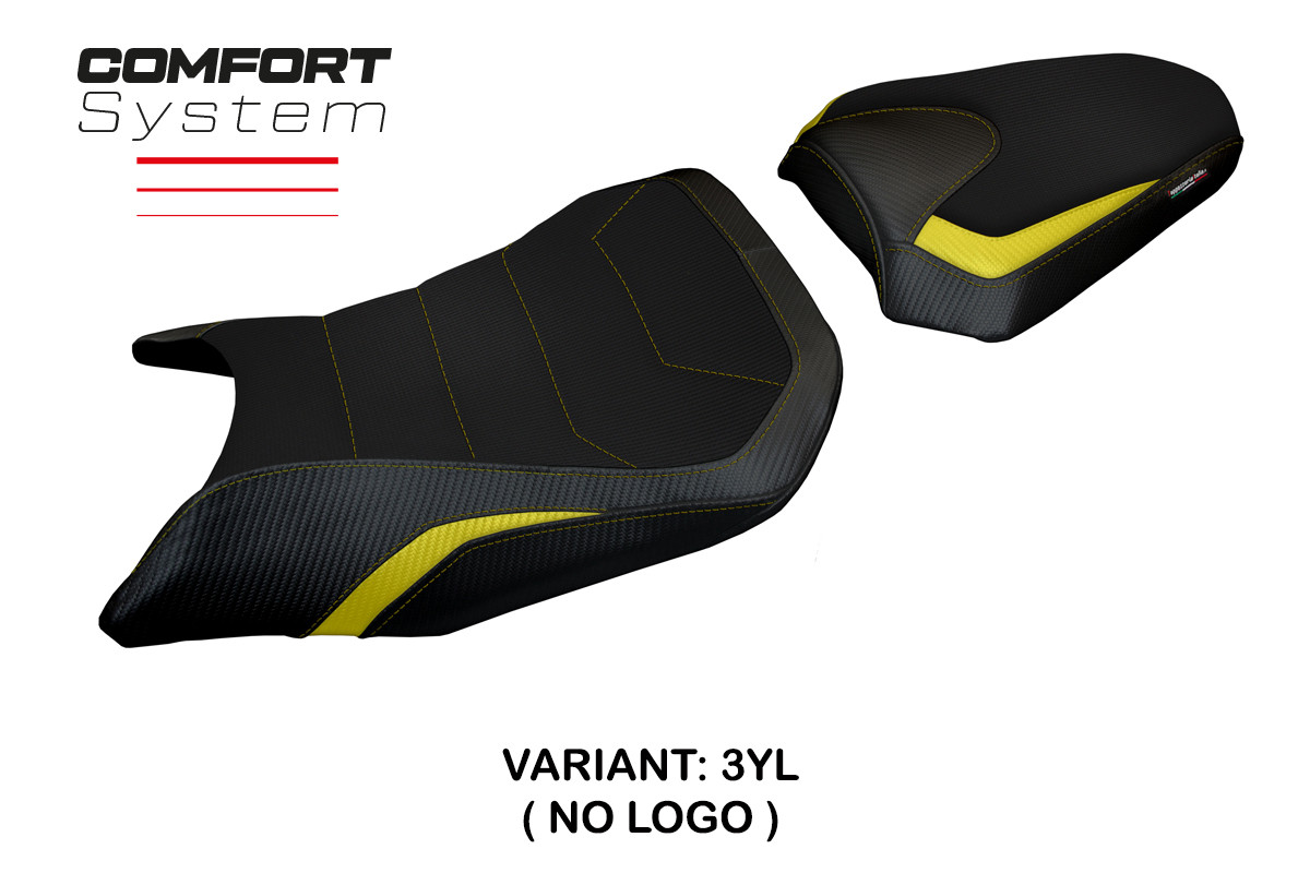 Rivestimento sella TPZ Toyama Comfort giallo Honda CB750 Hornet 2023-2025