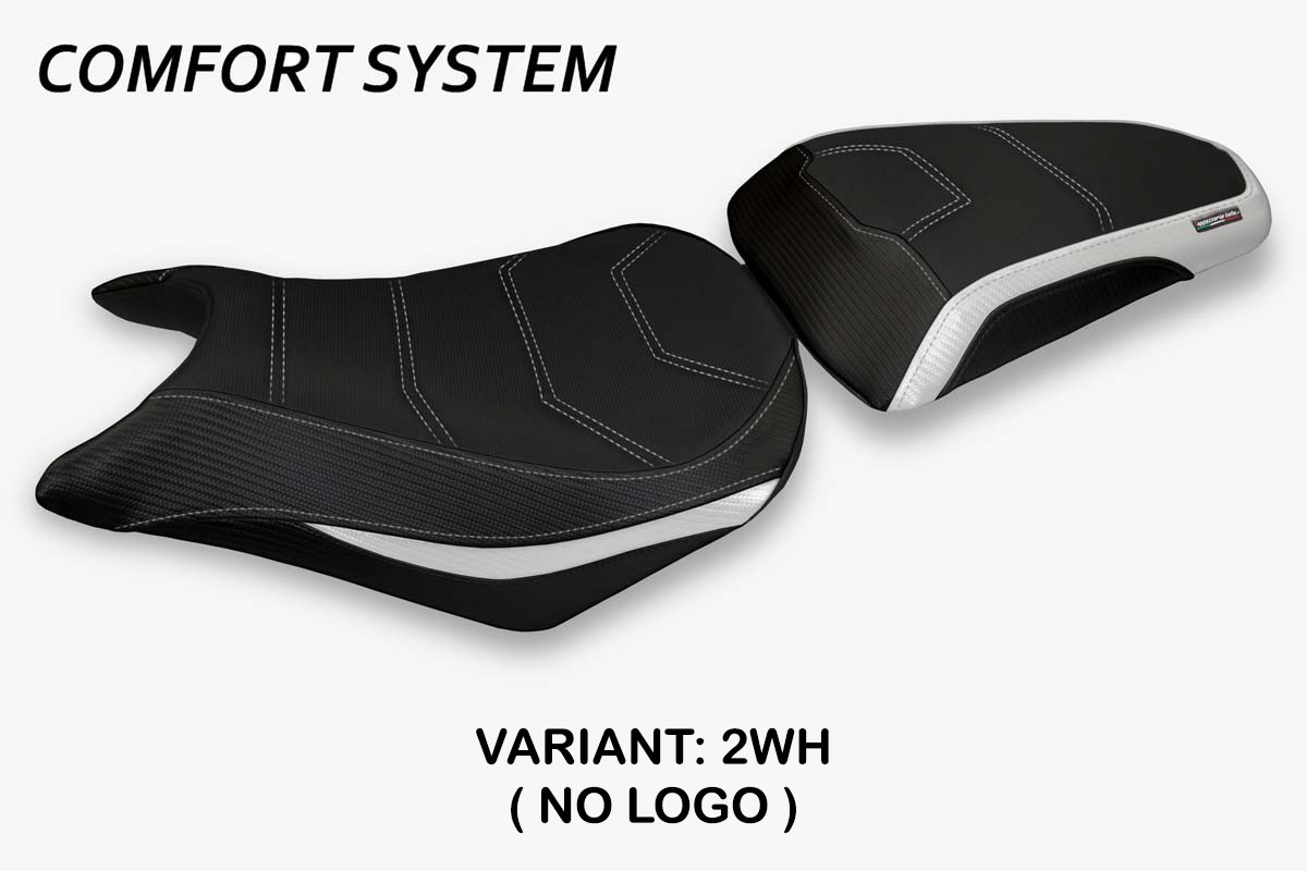 TPZ Auzat 1 Comfort white Saddle covering Honda CBR500R 2012-2016