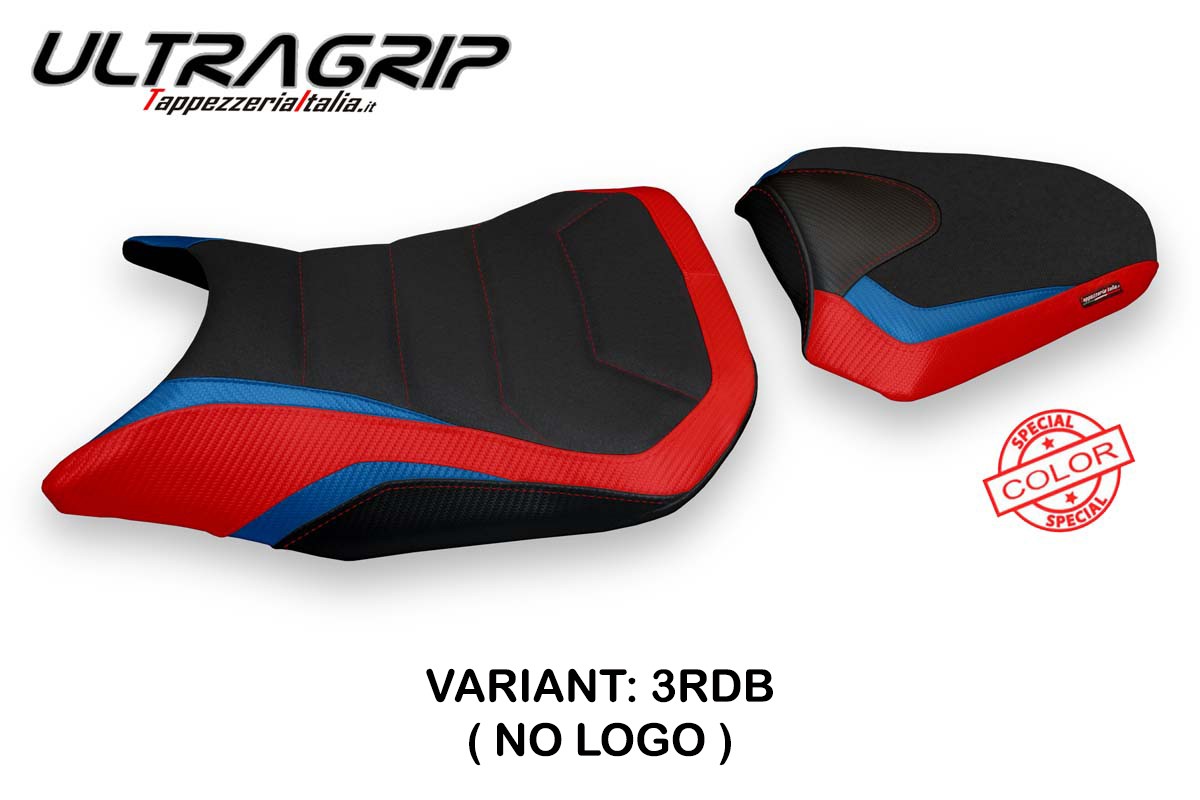 Rivestimento sella TPZ Figari Ultragrip Special rosso-blu Honda CBR500R 2017-2025