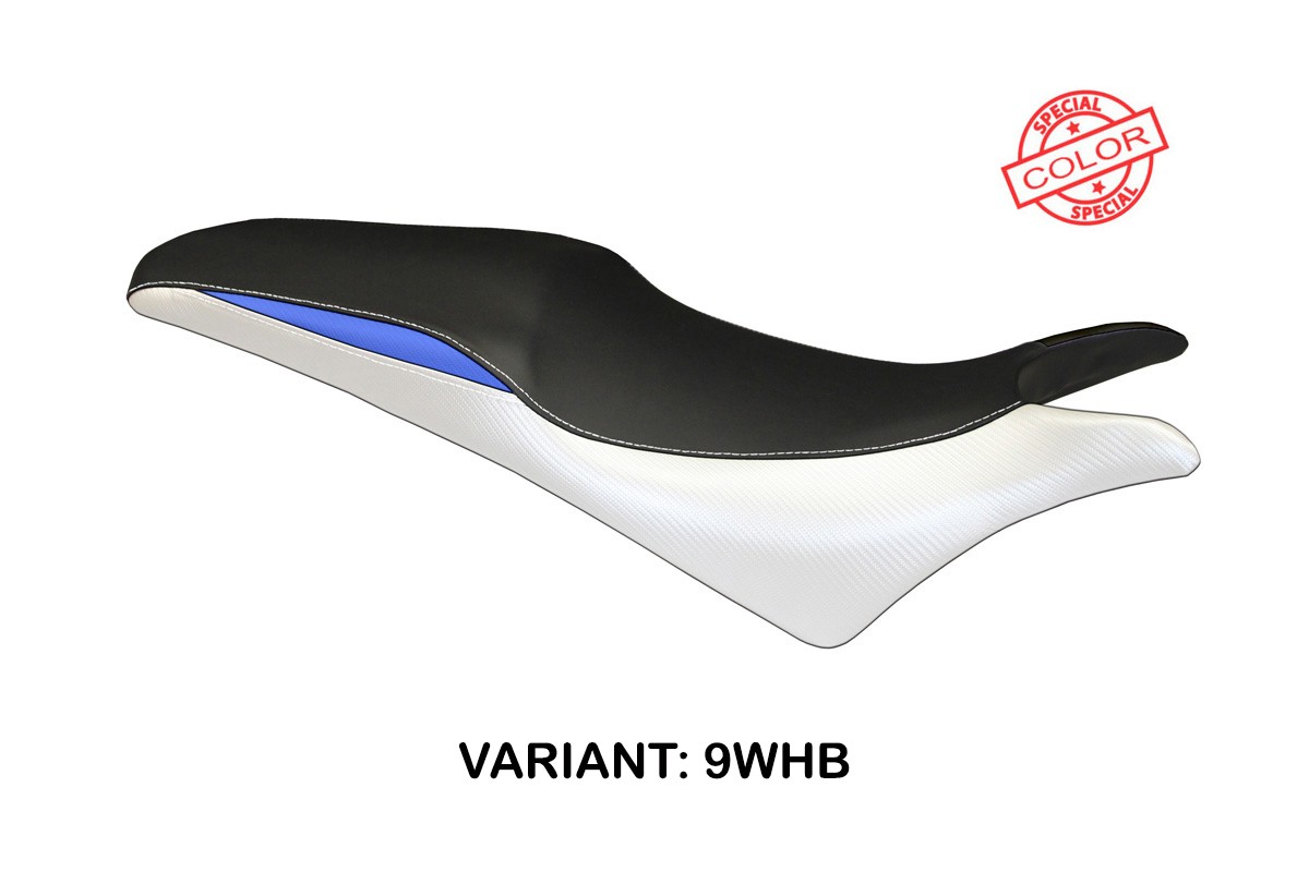 TPZ Ancona white-blue Saddle covering Honda CBR600F 2011-2013