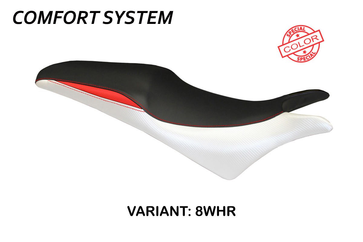 TPZ Ancona Comfort white-red Saddle covering Honda CBR600F 2011-2013