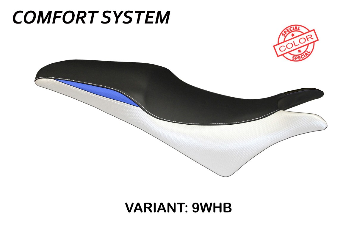 TPZ Ancona Comfort white-blue Saddle covering Honda CBR600F 2011-2013