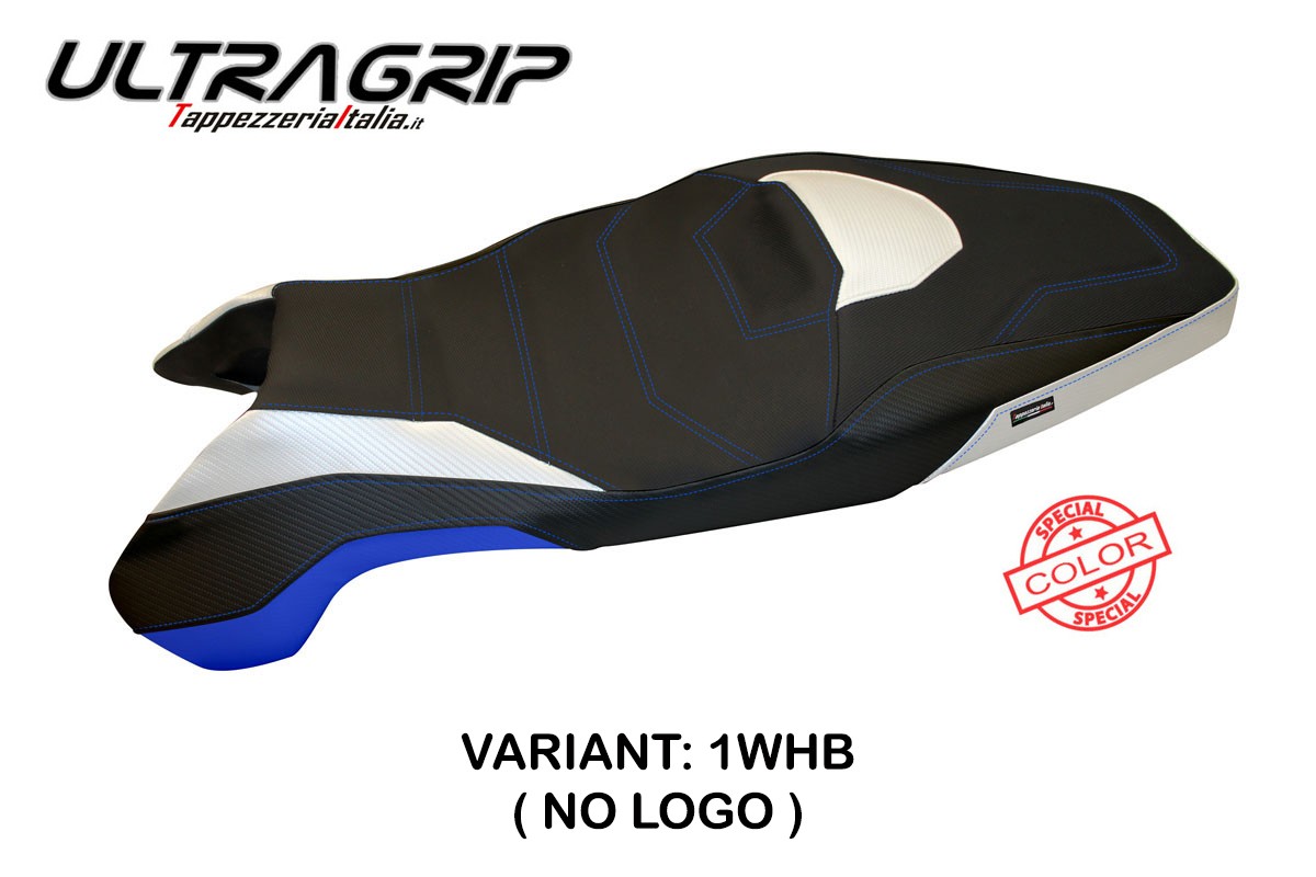 Rivestimento sella TPZ Ivern Ultragrip Special bianco-blu Honda XADV 750 2017-2020