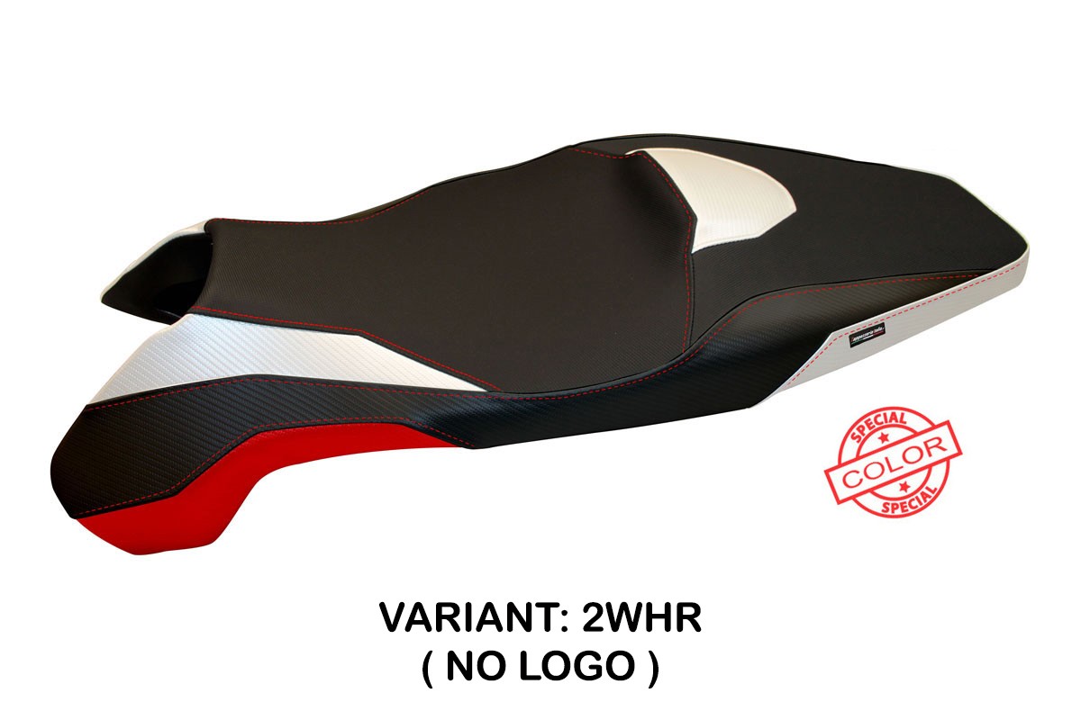 Rivestimento sella TPZ Ornn Special bianco-rosso Honda XADV 750 2017-2020