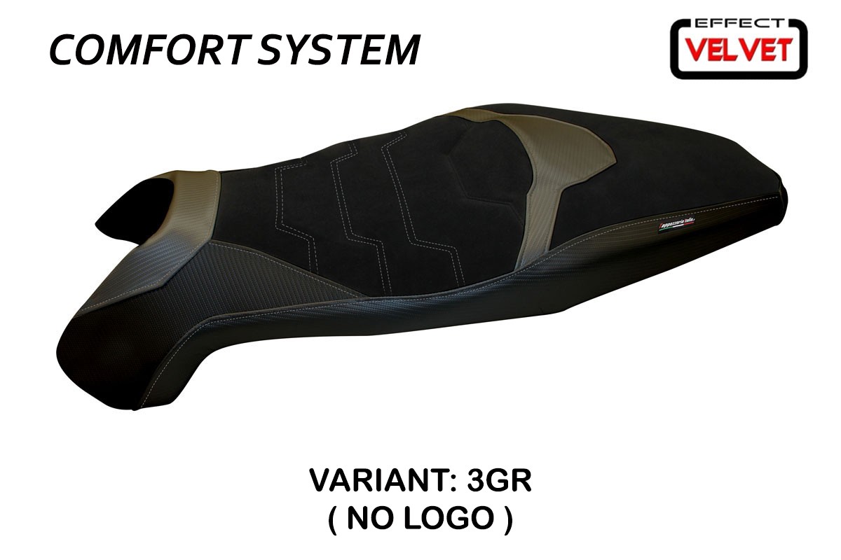 Rivestimento sella TPZ Swiss 2 Velvet Comfort grigio Honda XADV 750 2017-2020