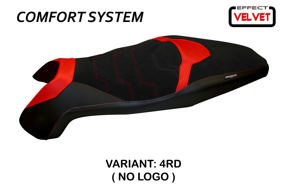 Rivestimento sella TPZ Swiss 2 Velvet Comfort rosso Honda XADV 750 2017-2020