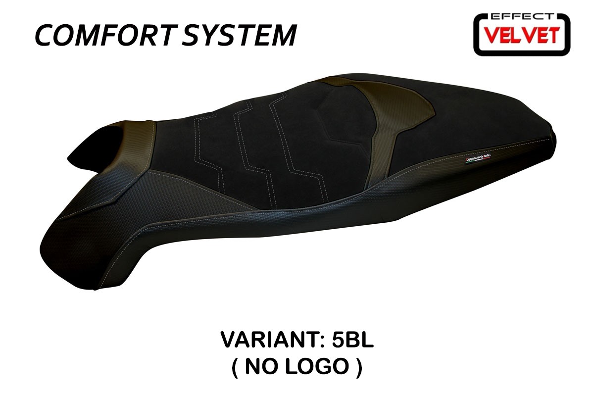 Rivestimento sella TPZ Swiss 2 Velvet Comfort nero Honda XADV 750 2017-2020