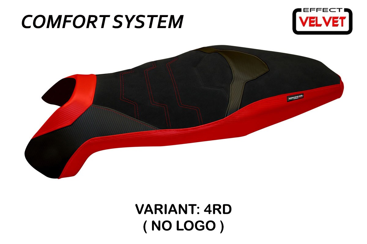 Rivestimento sella TPZ Swiss 3 Velvet Comfort rosso Honda XADV 750 2017-2020