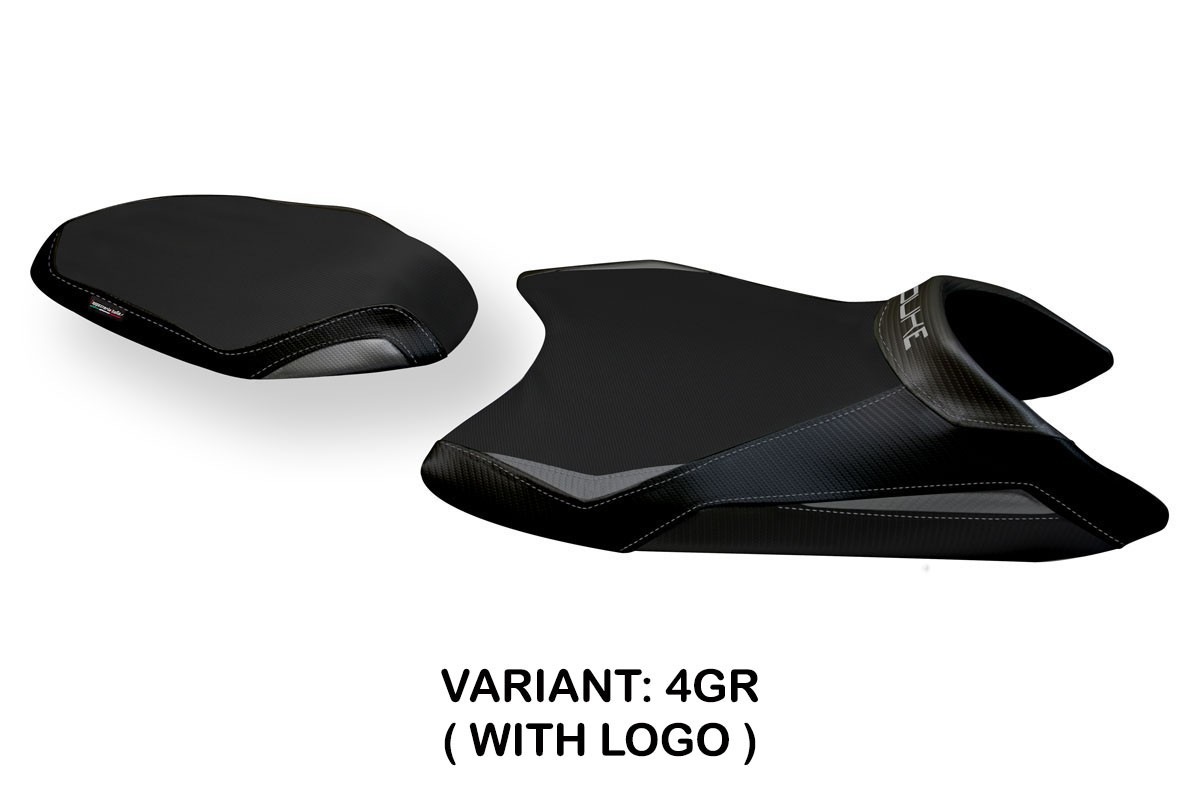 Rivestimento sella TPZ Mestre 2 Logo grigio KTM Duke 790 2018-2025