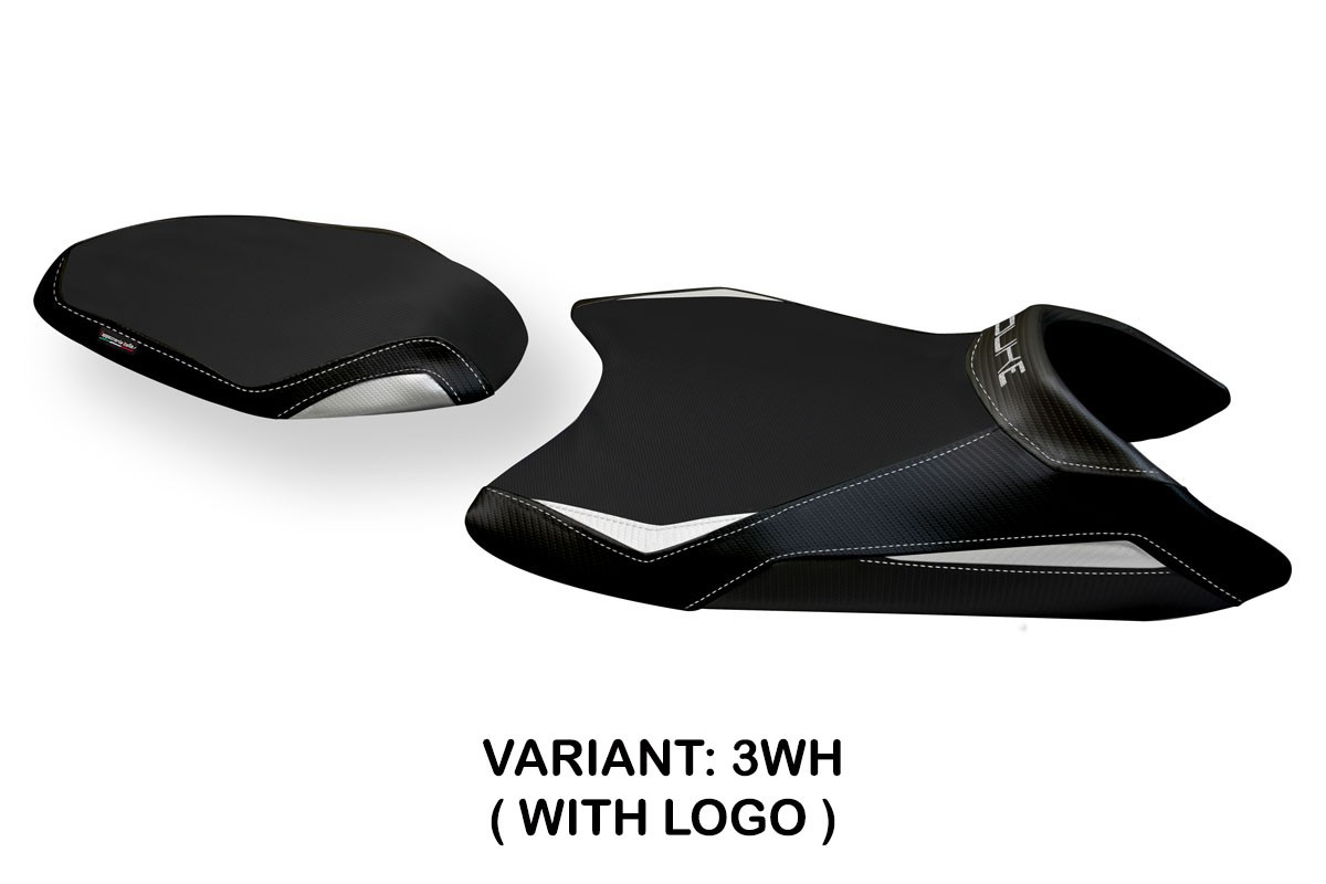 Rivestimento sella TPZ Gahan Logo bianco KTM Duke 890 2021-2024