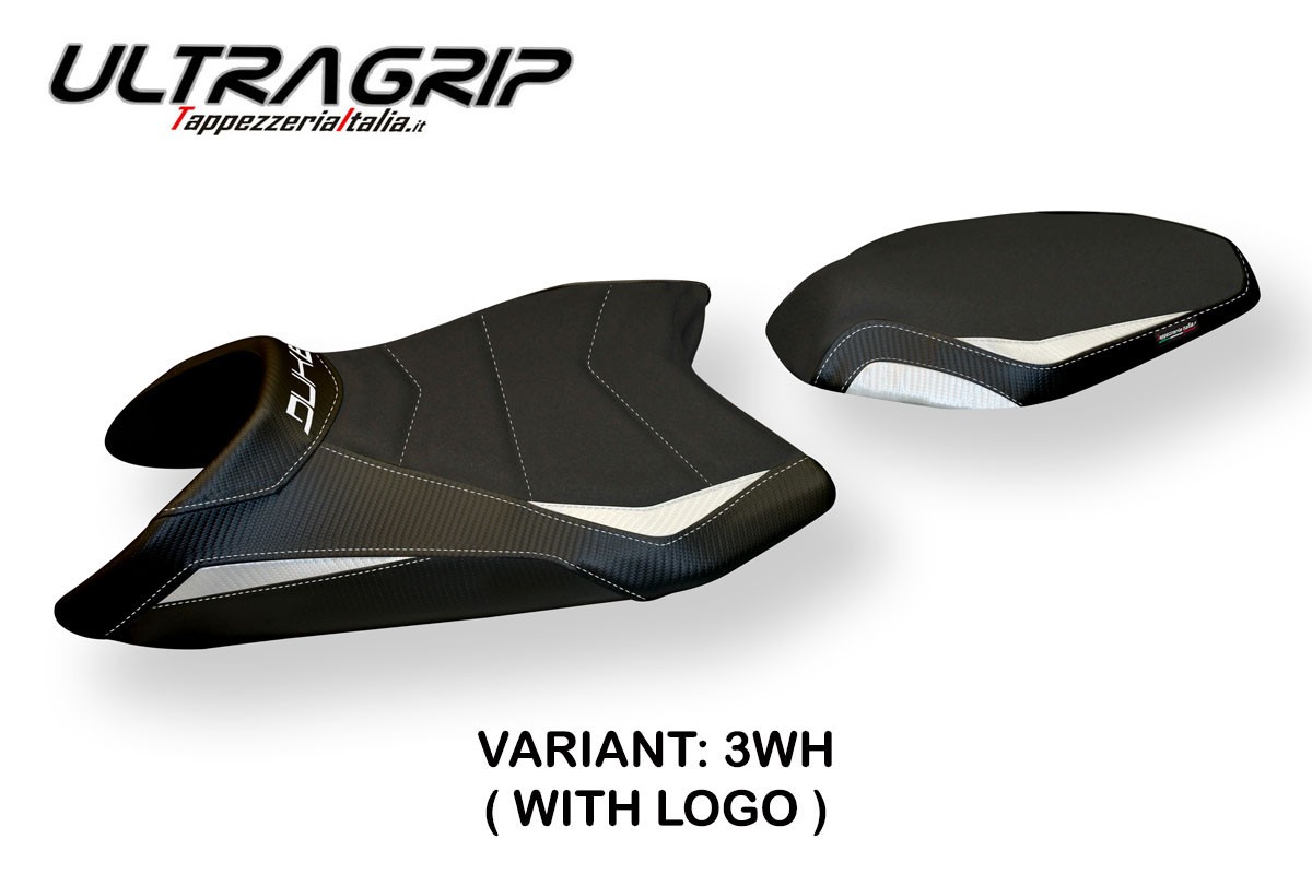 Rivestimento sella TPZ Valdes Ultragrip Logo bianco KTM Duke 890 2021-2024