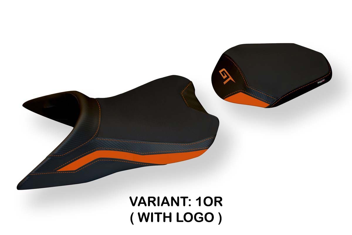 Rivestimento sella TPZ Oban 1 Logo arancio KTM SuperDuke 1290GT 2019-2025