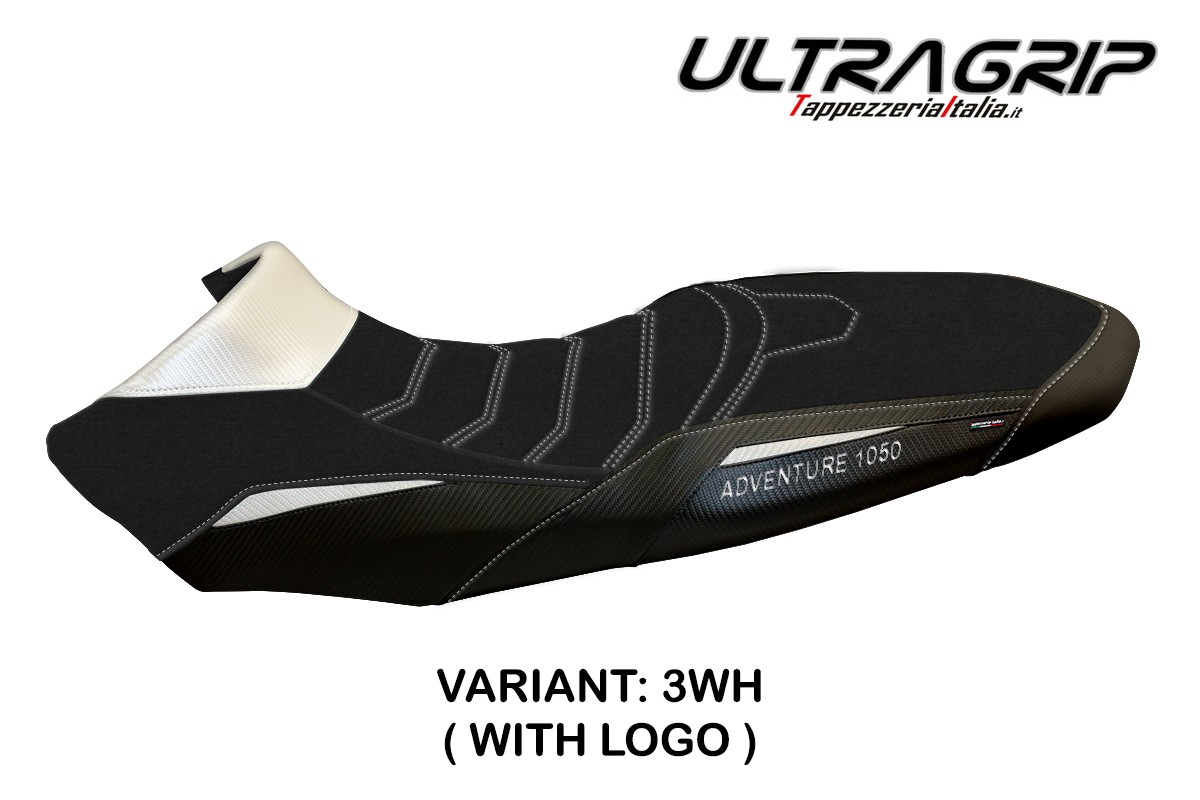 Rivestimento sella TPZ Davao Ultragrip Logo bianco KTM 1050 Adventure 2015-2016