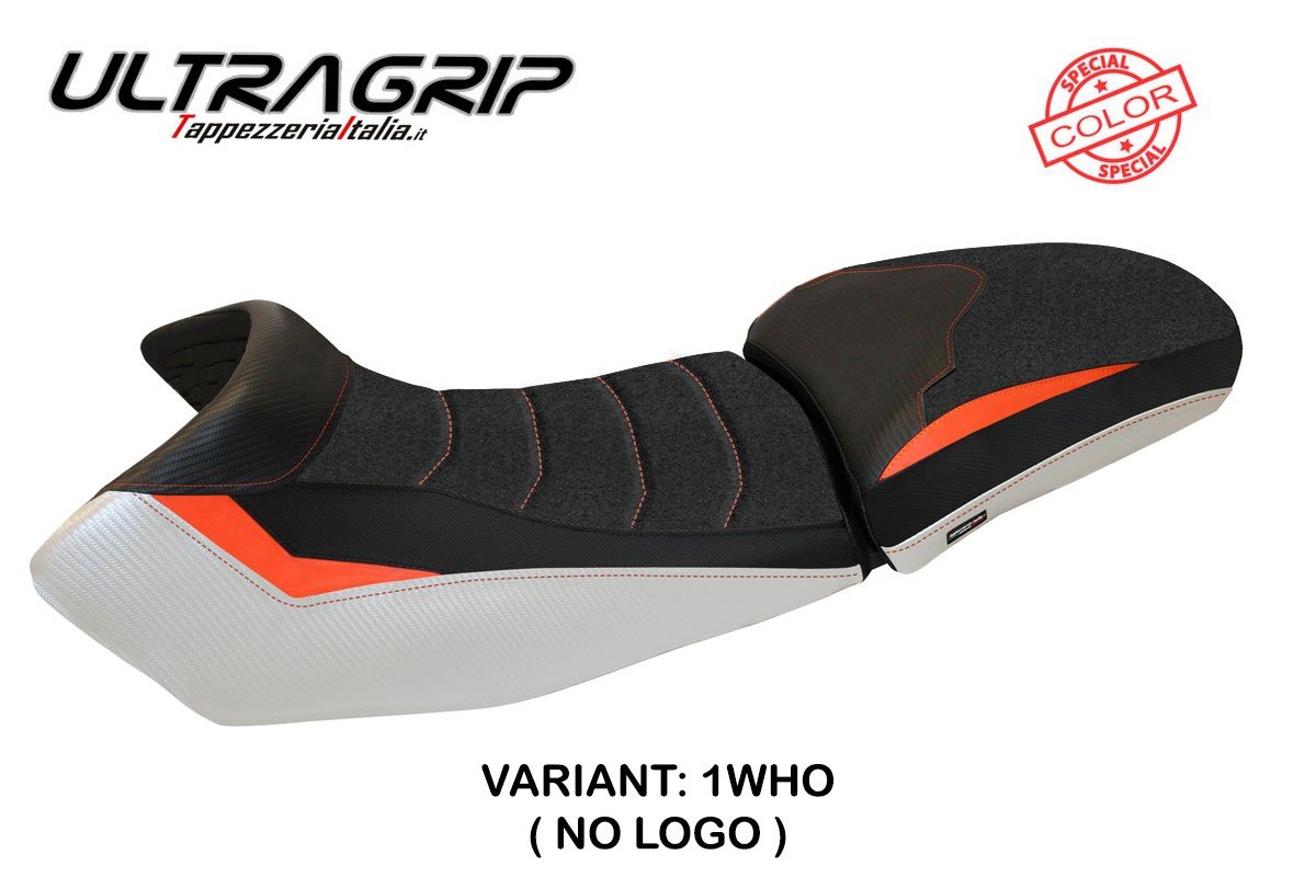 TPZ Fasano Ultragrip Special white-orange Saddle covering KTM 1190 Adventure 2013-2016