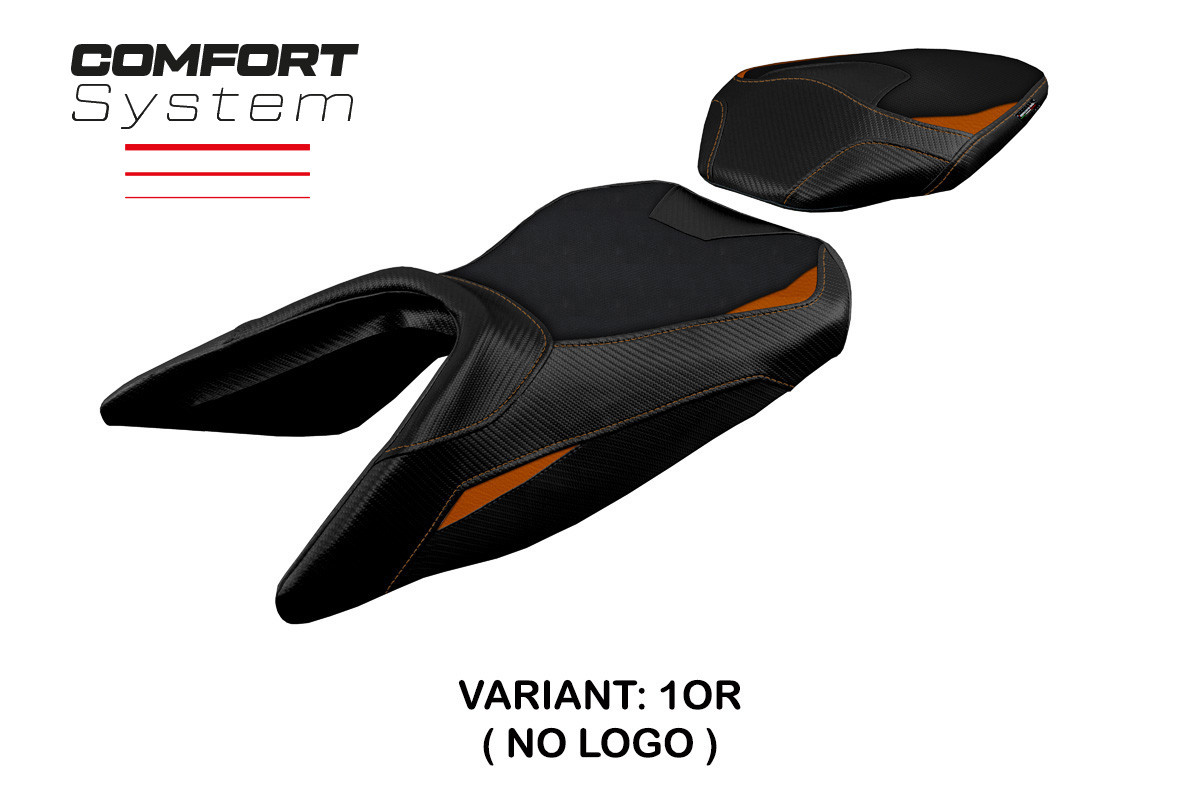 Rivestimento sella TPZ Mirje Comfort arancio KTM Duke 125 2017-2025