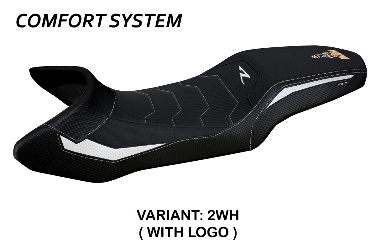 Rivestimento sella TPZ Erice Comfort Logo bianco KTM Super Adventure 1290R 2021-2023