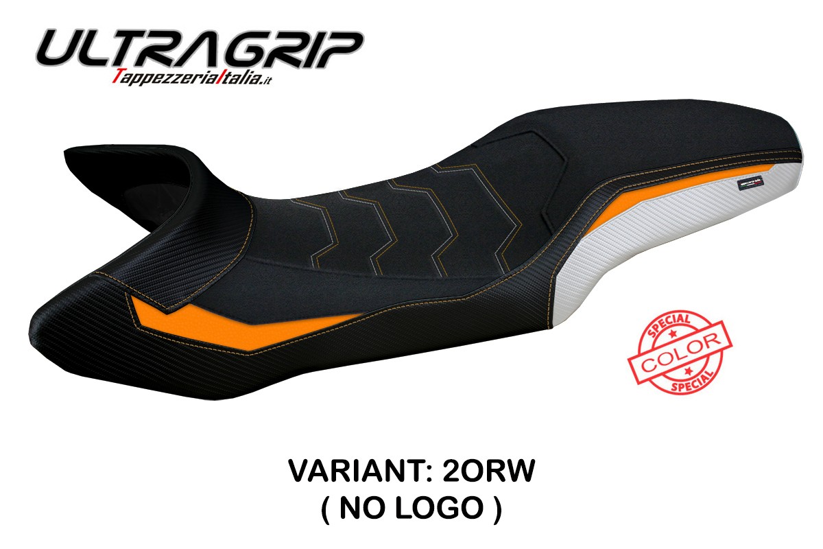 Rivestimento sella TPZ Nubia Ultragrip arancio-bianco KTM Super Adventure 1290R 2021-2023