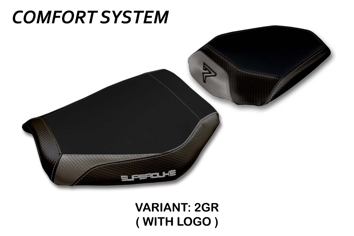 Rivestimento sella TPZ Gaya Comfort Logo grigio KTM SuperDuke 1290R 2020-2023