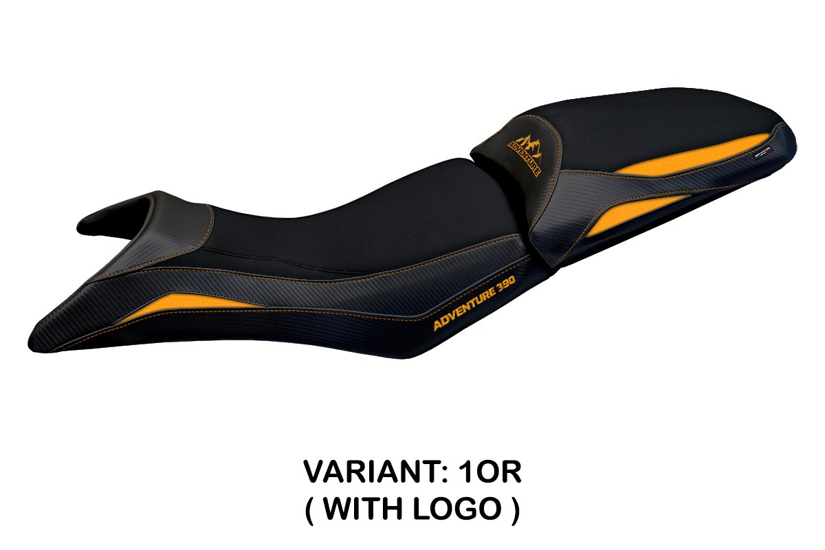 Rivestimento sella TPZ Star Logo arancio KTM 390 Adventure 2020-2025