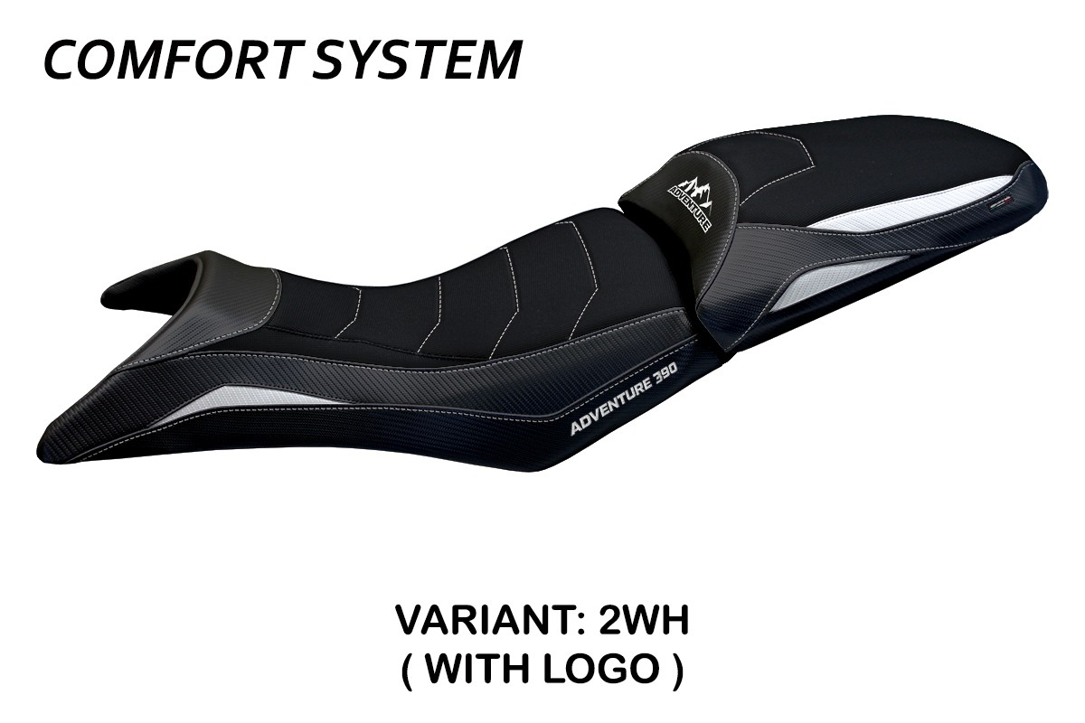 Rivestimento sella TPZ Star Comfort Logo bianco KTM 390 Adventure 2020-2025