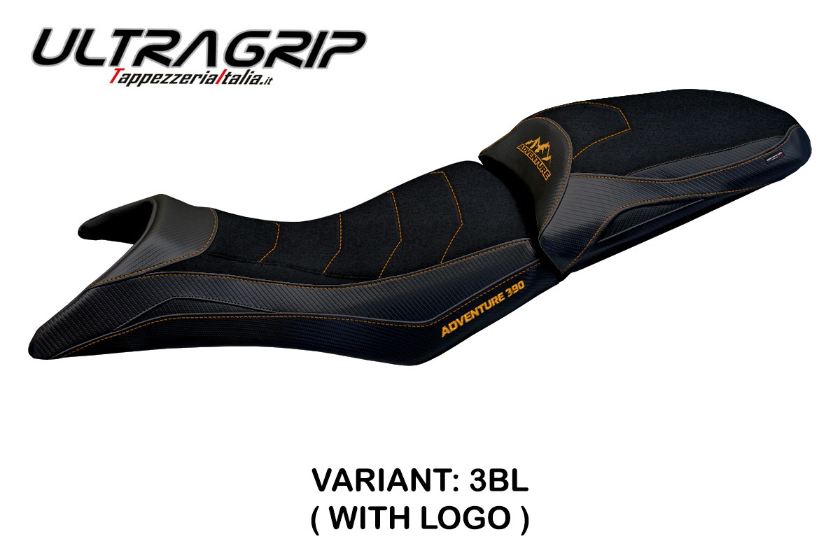 Rivestimento sella TPZ Star Ultragrip Logo nero KTM 390 Adventure 2020-2025