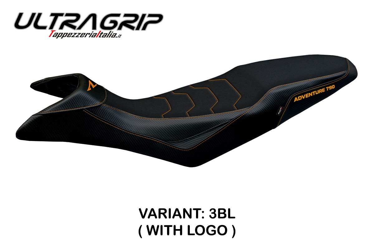 Rivestimento sella TPZ Elk Ultragrip Logo nero KTM 790 Adventure R 2019-2020