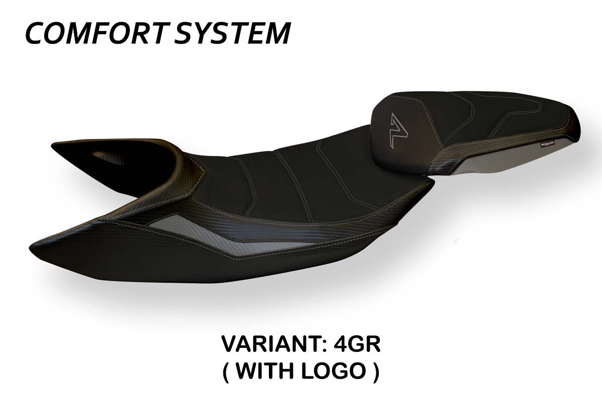 Rivestimento sella TPZ Janna 3 Comfort Logo grigio KTM SuperDuke 1290R 2014-2019