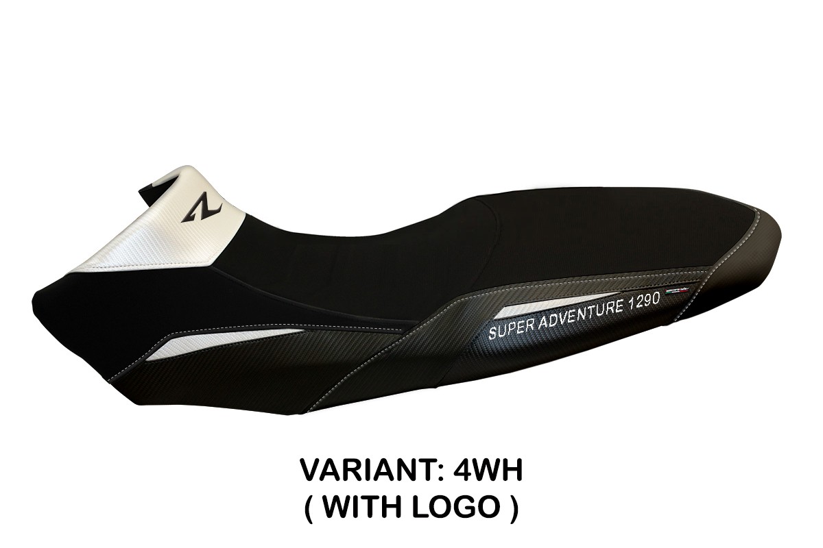 Rivestimento sella TPZ Lancy 2 Logo bianco KTM Super Adventure 1290R 2017-2020