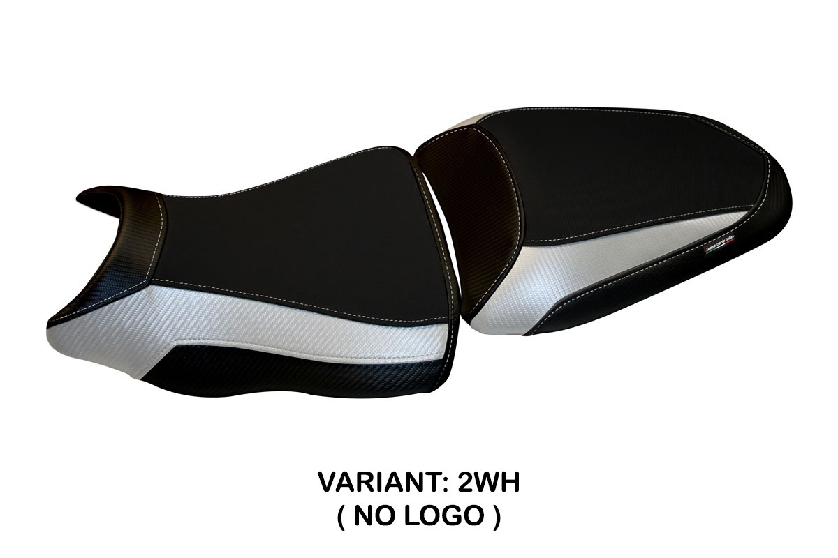 Rivestimento sella TPZ Leeds 1 bianco Kawasaki ER6N/ER6F 2012-2016