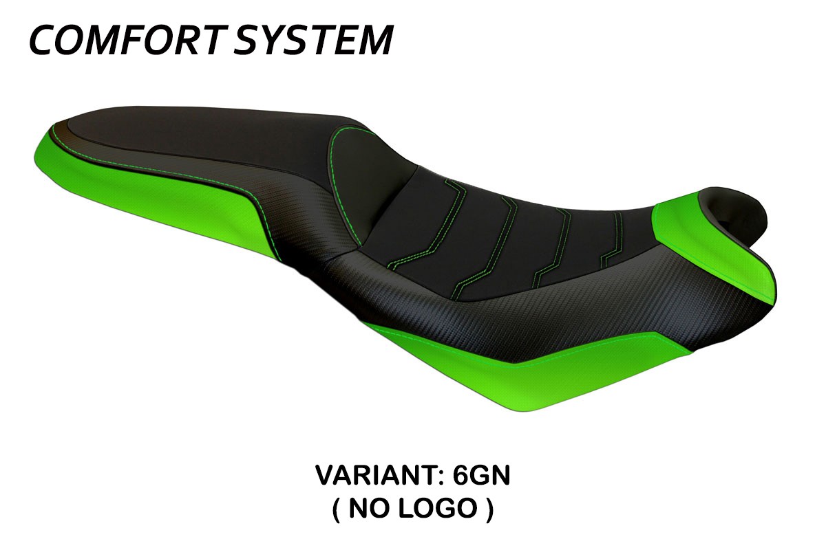 Rivestimento sella TPZ Elba 2 Comfort verde Kawasaki Versys 650 2007-2025