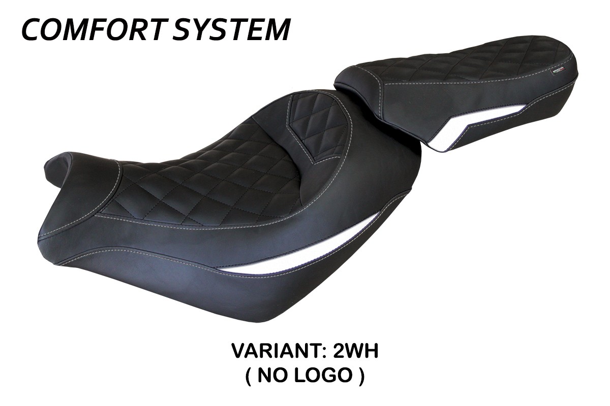 Rivestimento sella TPZ Taipei Comfort bianco Kawasaki Vulcan 650 2014-2025