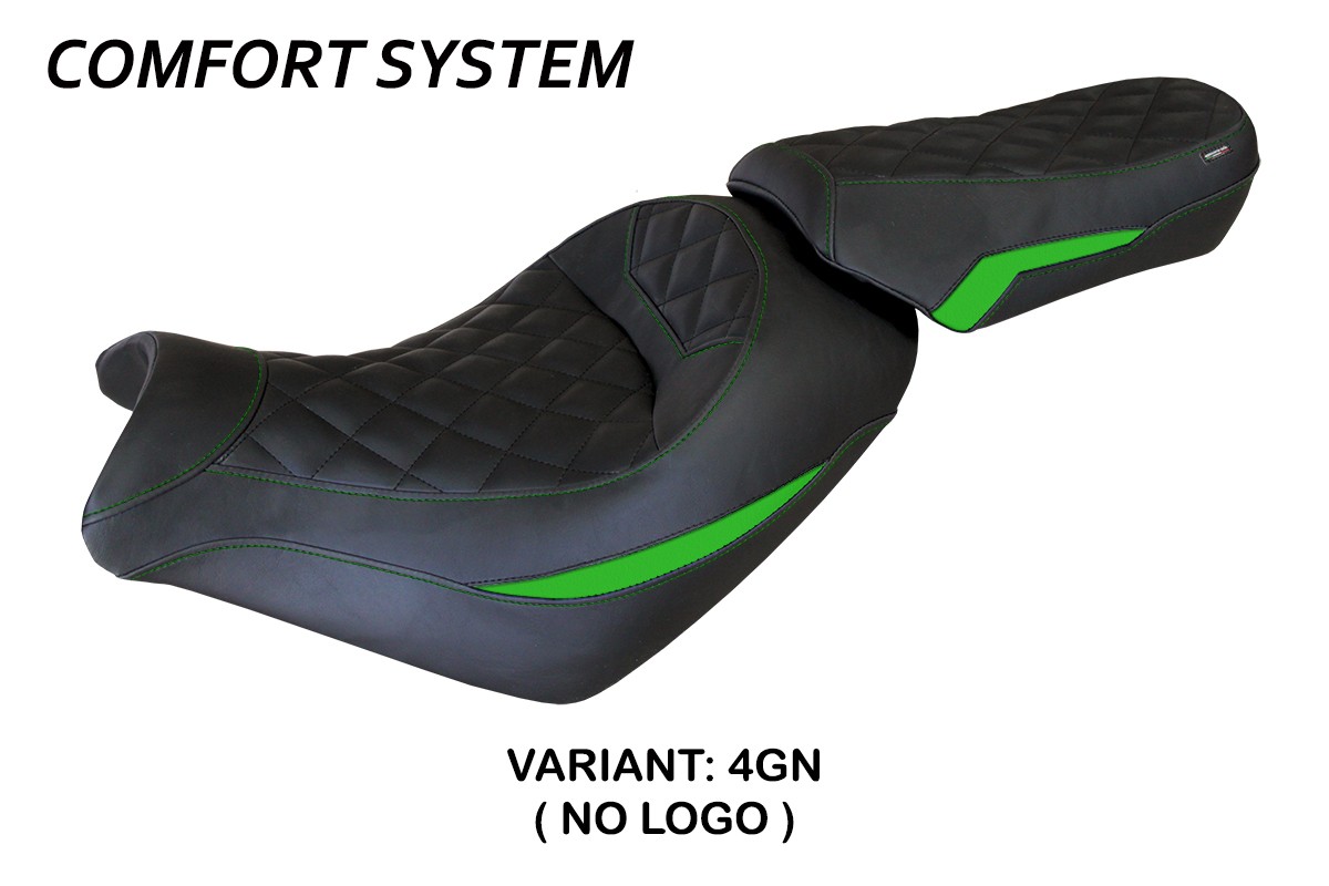 Rivestimento sella TPZ Taipei Comfort verde Kawasaki Vulcan 650 2014-2025