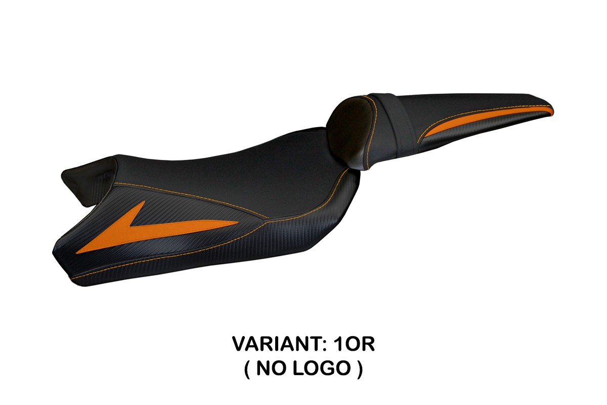 Rivestimento sella TPZ Berna Total Black arancio Kawasaki Z1000 2010-2013