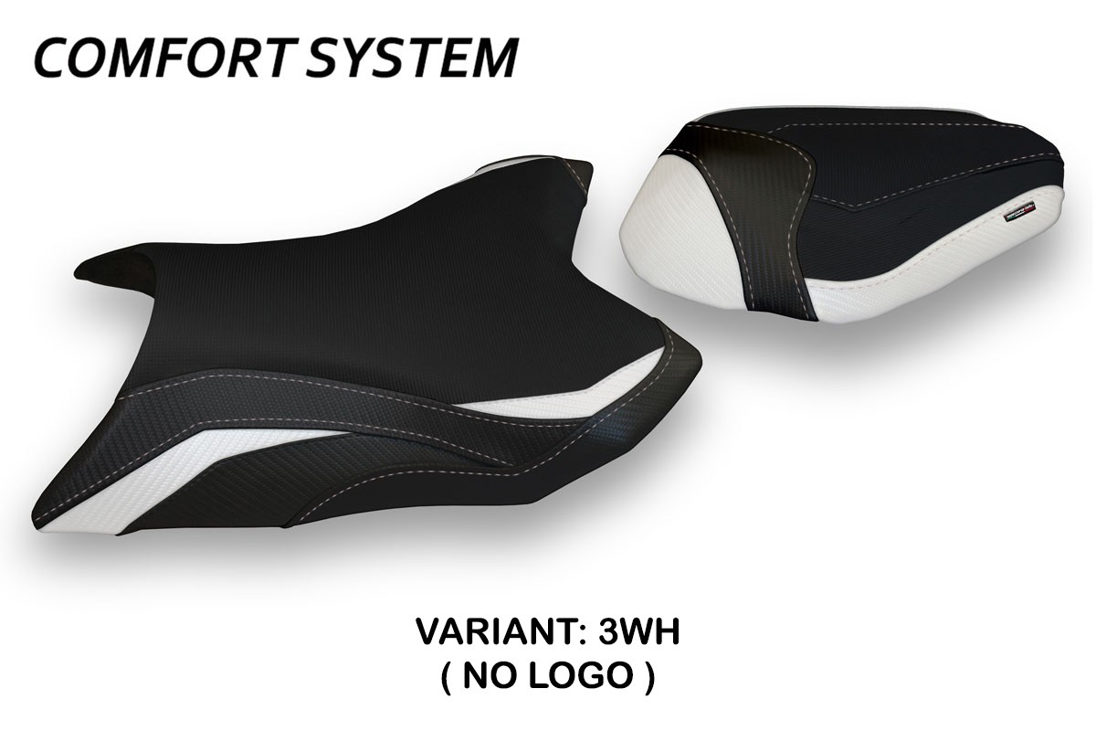 Rivestimento sella TPZ Kemi Comfort bianco Kawasaki Z800 2013-2016