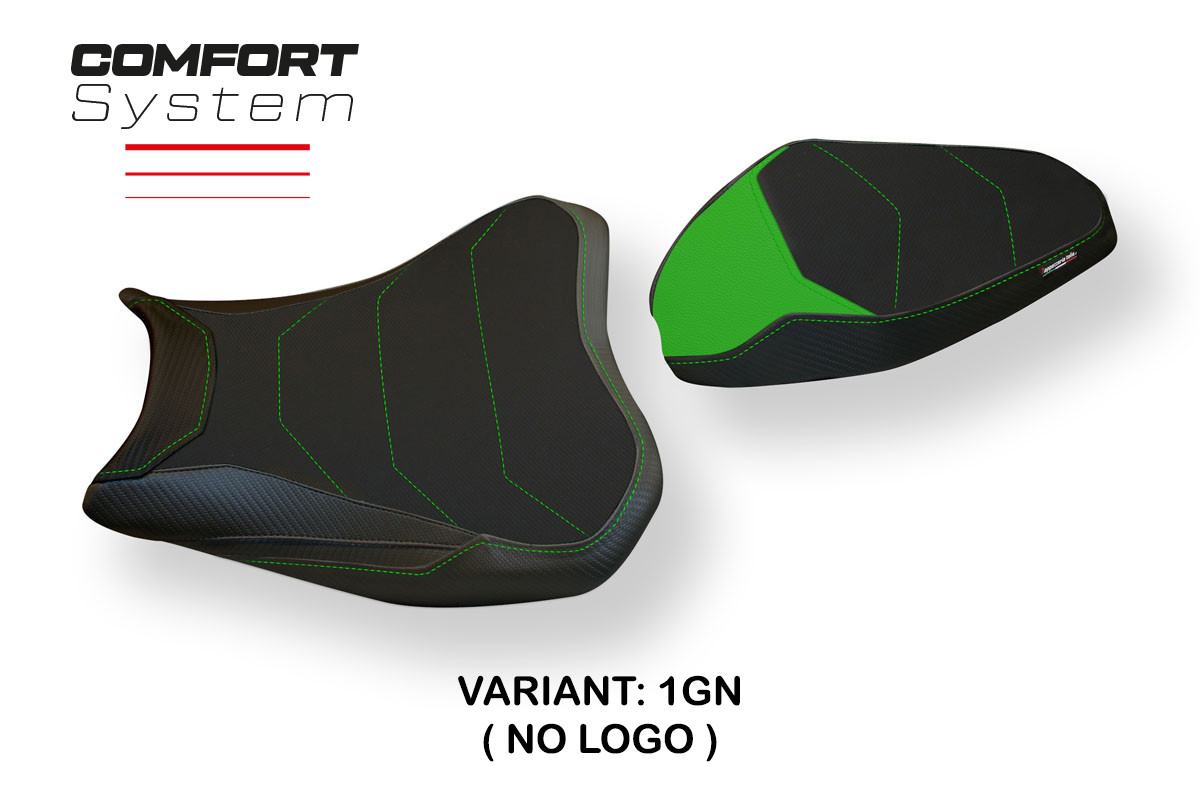 TPZ Bran 3 Comfort green Saddle covering Kawasaki Z900 2017-2024