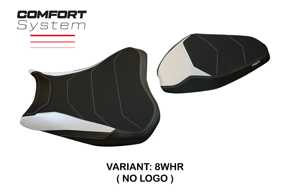 TPZ Bran 3 Comfort white-red Saddle covering Kawasaki Z900 2017-2024