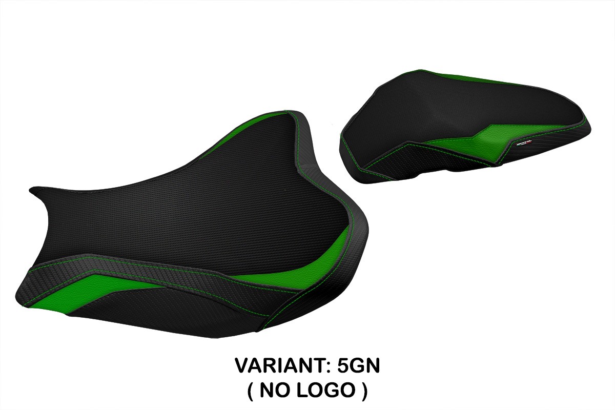 Rivestimento sella TPZ Shara verde Kawasaki Z900 2017-2024
