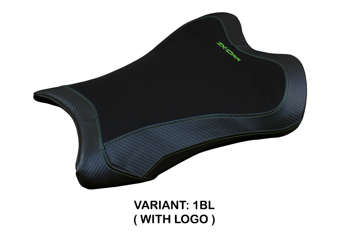 Rivestimento sella TPZ Garen Logo nero Kawasaki ZX10RR Ninja 2021-2025