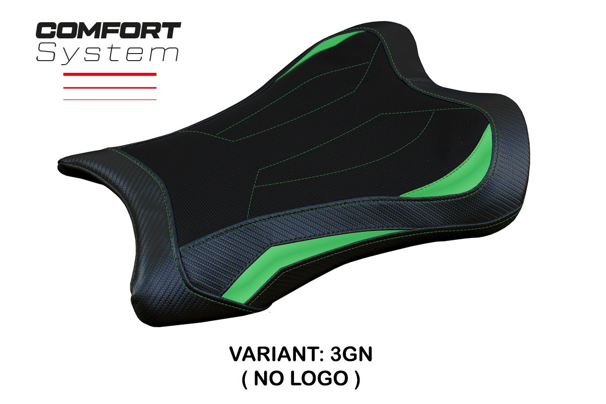 Rivestimento sella TPZ Garen Comfort verde Kawasaki ZX10RR Ninja 2021-2025