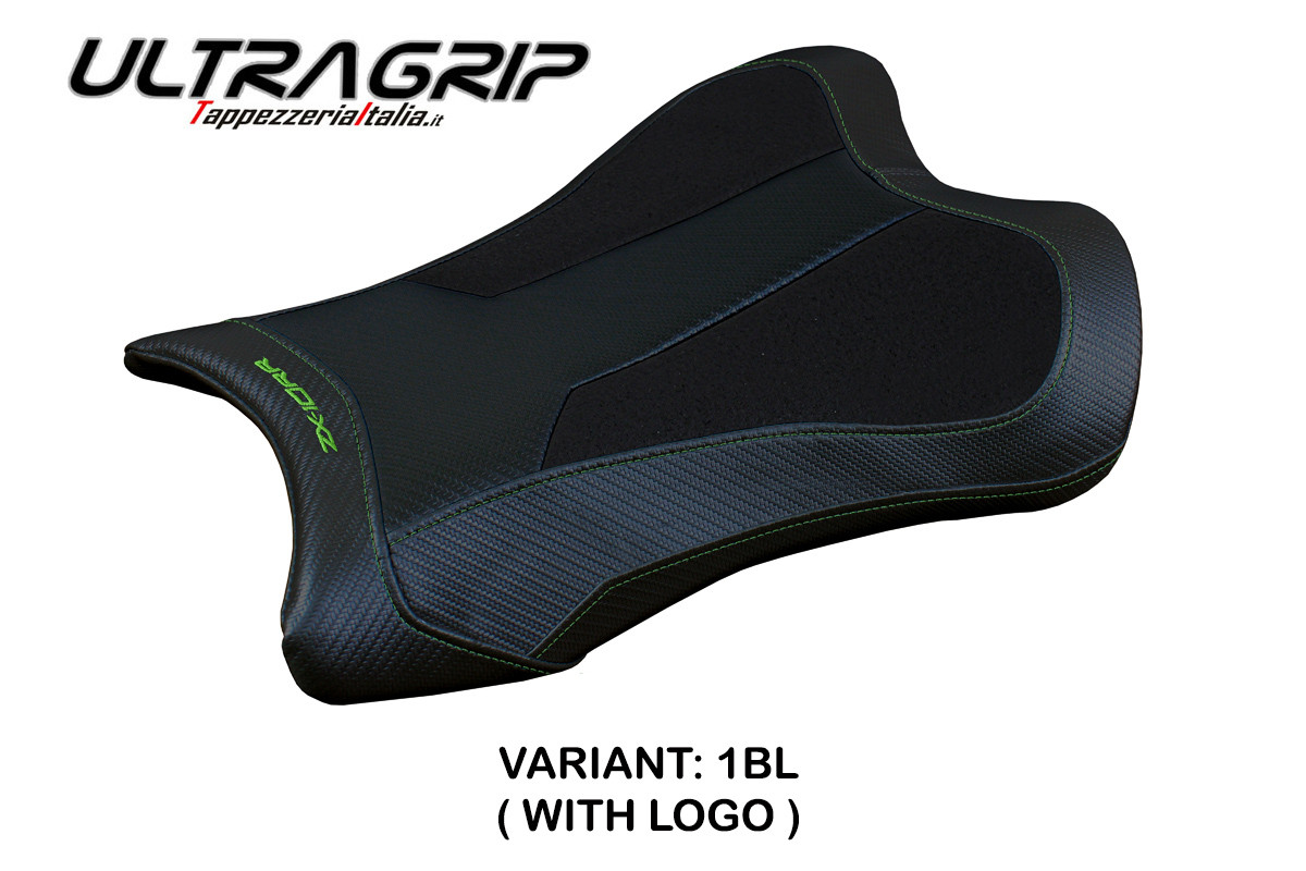 TPZ Garen Ultragrip black Saddle covering Logo Kawasaki ZX10RR Ninja 2021-2025