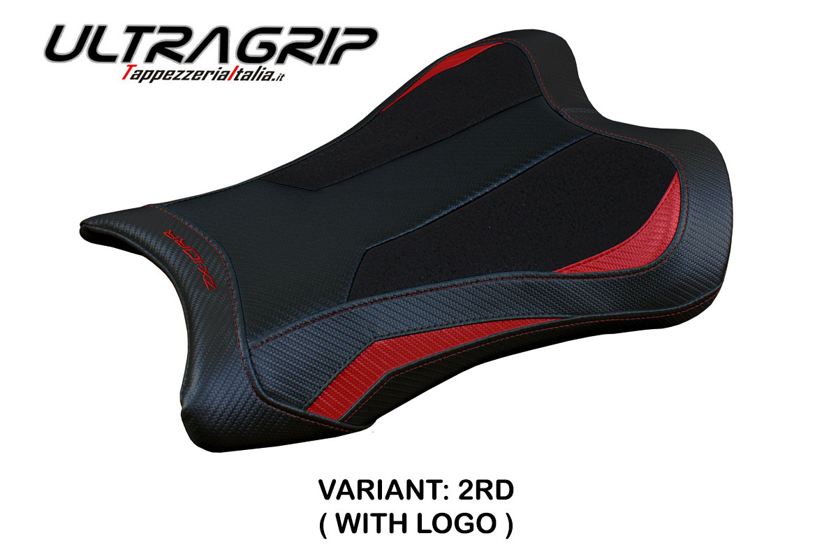 TPZ Garen Ultragrip red Saddle covering Logo Kawasaki ZX10RR Ninja 2021-2025