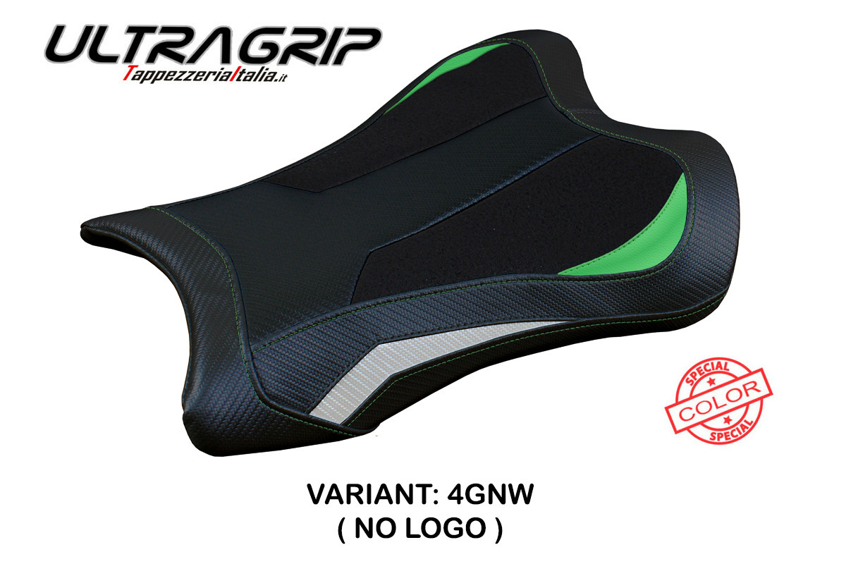 TPZ Garen Ultragrip green-white Saddle covering Kawasaki ZX10RR Ninja 2021-2025