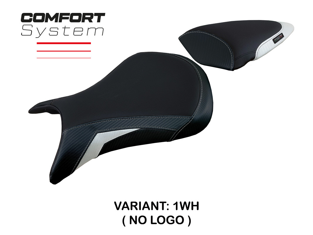 TPZ Andujar Comfort white Saddle covering Kawasaki ZX6R Ninja 2007-2008