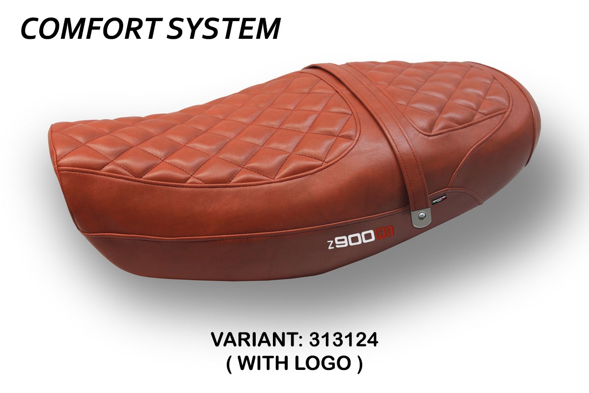 Rivestimento sella TPZ Murcia Comfort Logo mattone Kawasaki Z900RS 2018-2025