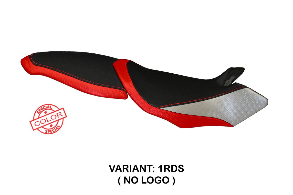 Rivestimento sella TPZ Nami Special rosso-argento Mv Agusta Brutale 990R/1078RR/1090RR 2007-2015