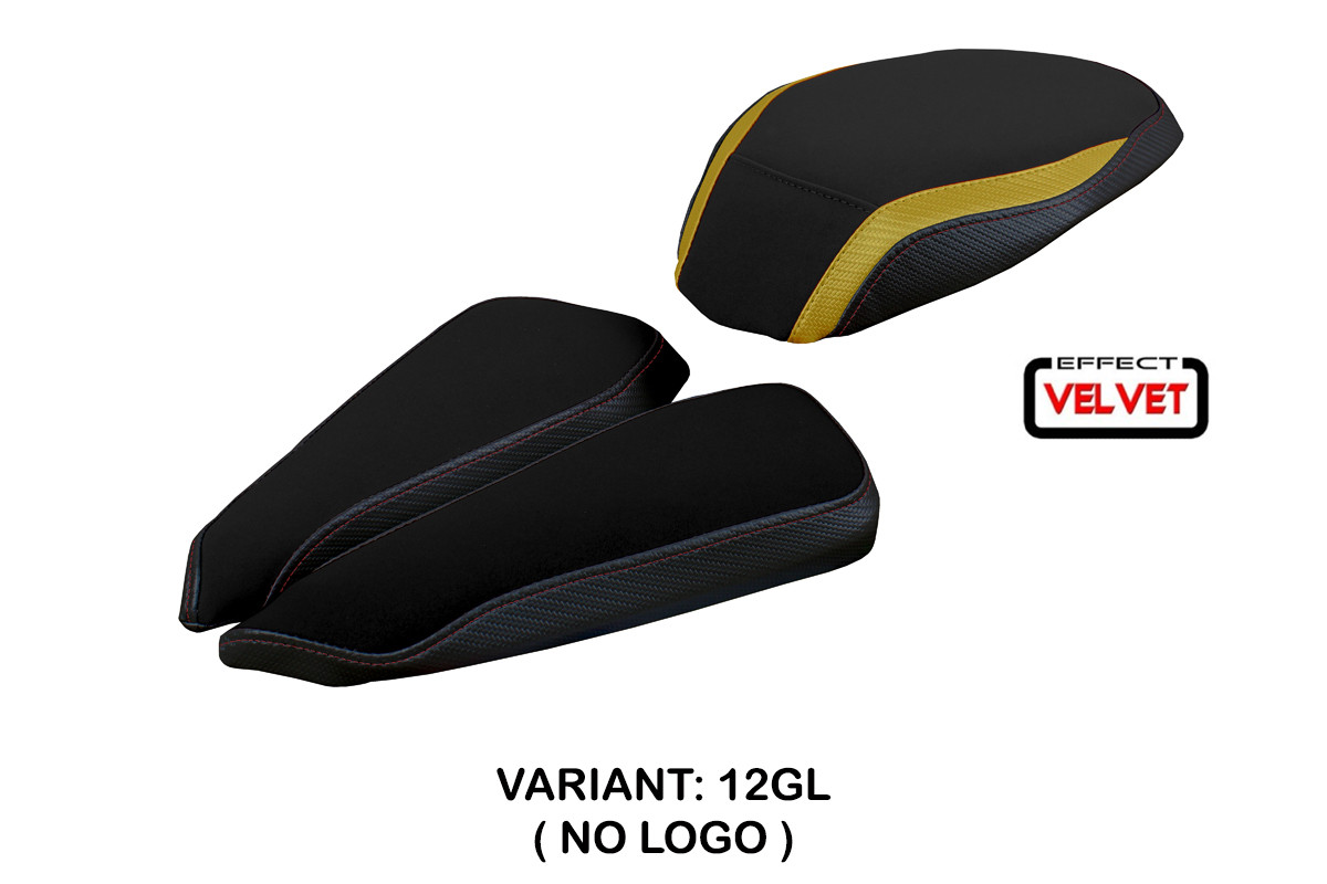 TPZ Adai Velvet gold Saddle covering Mv Agusta Brutale 1000RR 2020-2025
