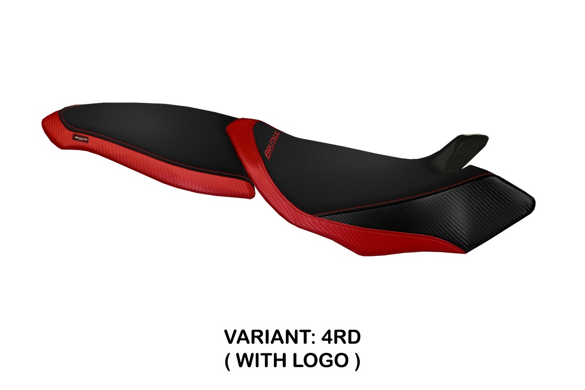 TPZ Cesenatico 2 red Saddle covering Logo Mv Agusta Brutale 750/910/989 2004-2011