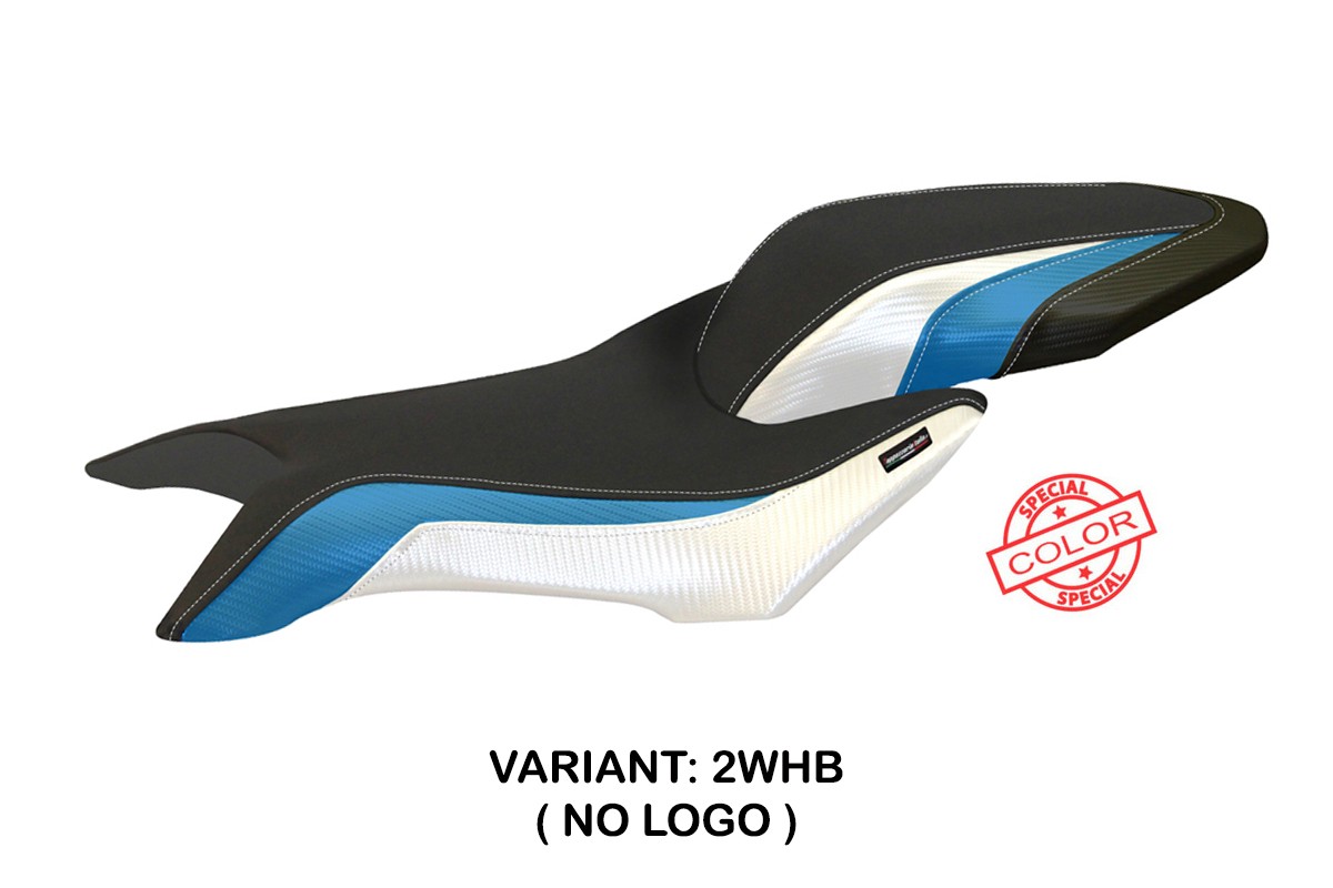 Rivestimento sella TPZ Zurigo Special bianco-blu Mv Agusta Brutale 800 2016-2025