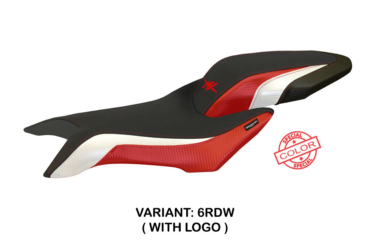 Rivestimento sella TPZ Zurigo Logo Special rosso-bianco Mv Agusta Brutale 800 2016-2025